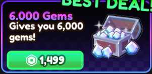 6,000 Gems