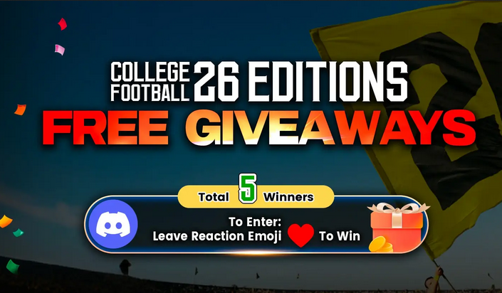 College Football 26 Editions Free Giveaways