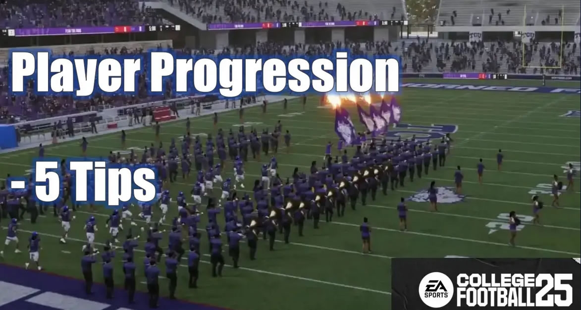College Football 25: How To Use Player Progression To Play G